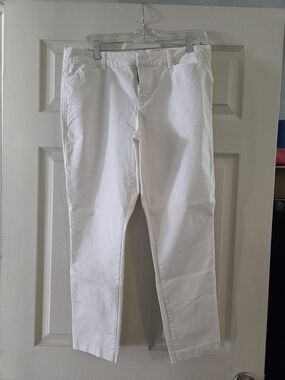 Old Navy Women's White Skinny Pants